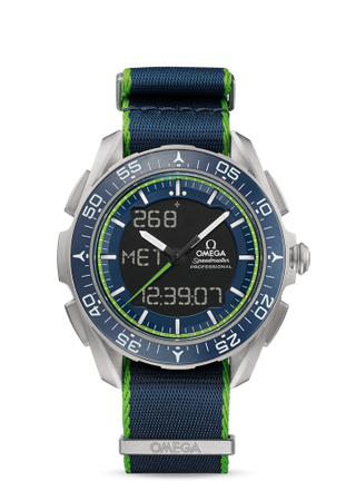 Omega - 318.92.45.79.03.001  Skywalker X-33 Titanium / Blue / Nato / Solar Impulse