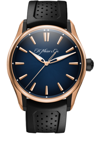 H. Moser & Cie - 3200-0903  Pioneer Centre Seconds Red Gold / Midnight Blue