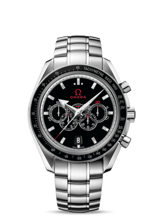 Omega - 321.30.44.52.01.001  Speedmaster Co-Axial Stainless Steel / Black / Bracelet / Olympic Collection