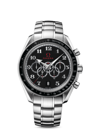 Omega - 321.30.44.52.01.002  Speedmaster Co-Axial Stainless Steel / Black / Bracelet / Olympic Collection