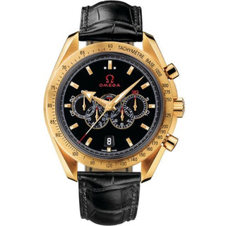 Omega - 321.53.44.52.01.002  Speedmaster Co-Axial Yellow Gold / Black / Olympic Collection