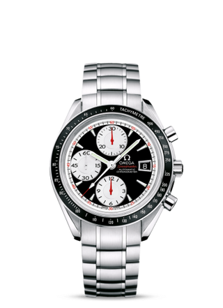 Omega - 3210.51.00  Speedmaster Date 40 Stainless Steel / Inverted Panda / Bracelet