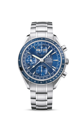 Omega - 3222.80.00  Speedmaster Day-Date 40 Stainless Steel / Blue / Bracelet