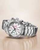 Omega - 323.10.40.40.04.001  Speedmaster Date 40 Stainless Steel / White / Bracelet / Olympic Timeless