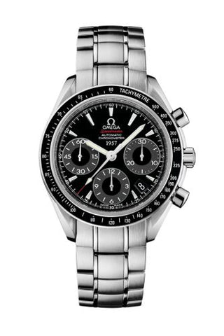 Omega - 323.30.40.40.01.001  Speedmaster Date 40 Stainless Steel / Black  / Bracelet / 1957 Japan