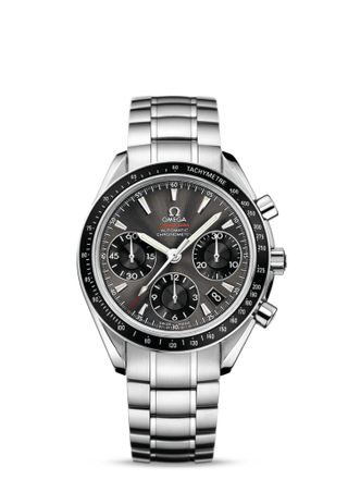 Omega - 323.30.40.40.06.001  Speedmaster Date 40 Stainless Steel / Grey / Bracelet