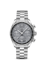 Omega Speedmaster Co-Axial 38 Stainless Steel / Silver / Bracelet (324.30.38.50.06.001)