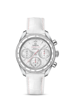 Omega Speedmaster Racing Master Co-Axial Stainless Steel / Black / Orange / Strap (324.38.38.50.55.001)