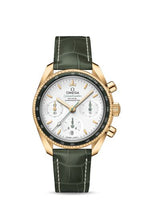 Omega Speedmaster Co-Axial 38 Sedna Gold / Diamond / Silver / Strap (324.63.38.50.02.004)