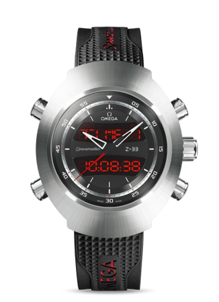 Omega - 325.92.43.79.01.001  Spacemaster Z-33 Titanium / Black / Rubber