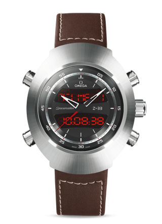 Omega - 325.92.43.79.01.002  Spacemaster Z-33 Titanium / Black / Leather