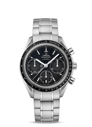 Omega - 326.30.40.50.01.001  Speedmaster Racing Co-Axial Chronograph Stainless Steel / Black / Bracelet