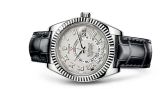 Rolex - 326139-0004  Sky-Dweller White Gold / Ivory / Alligator