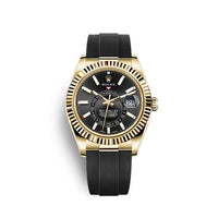 Rolex Sky-Dweller Yellow Gold / Champagne / Oysterflex (326238-0009)