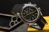 Omega - 326.32.40.50.06.001  Speedmaster Racing Co-Axial Chronograph Stainless Steel / Grey-Yellow / Rubber