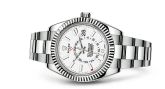 Rolex - 326934-0001  Sky-Dweller Stainless Steel / White Gold / White