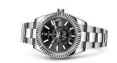 Rolex - 326934-0005  Sky-Dweller Stainless Steel / White Gold / Black