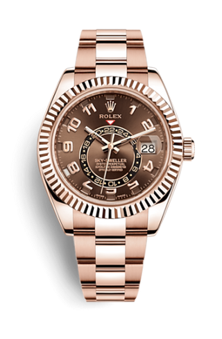 Rolex - 326935-0003  Sky-Dweller Everose / Chocolate - Arabic