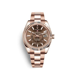 Rolex - 326935-0006  Sky-Dweller Everose / Chocolate