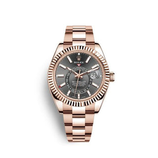 Rolex - 326935-0007  Sky-Dweller Everose / Dark Rhodium