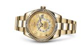 Rolex - 326938-0002  Sky-Dweller Yellow Gold / Champagne Arabic