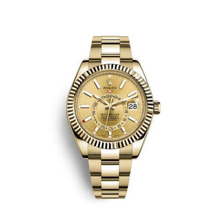 Rolex - 326938-0003  Sky-Dweller Yellow Gold / Champagne