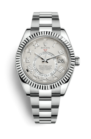 Rolex - 326939-0001  Sky-Dweller White Gold / Ivory