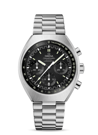 Omega - 327.10.43.50.01.001  Speedmaster Mark II Co-Axial Chronograph Stainless Steel / Black / Bracelet