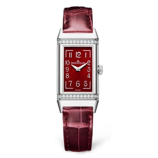 Jaeger-LeCoultre - 3288560  Reverso One Monoface Stainless Steel / Diamond / Red / Alligator