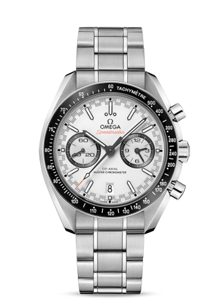 Omega - 329.30.44.51.04.001  Speedmaster Racing Master Co-Axial Stainless Steel / White / Bracelet