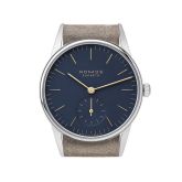 Nomos Glashütte - 329  Orion 33 Midnight Blue / Open Case Back