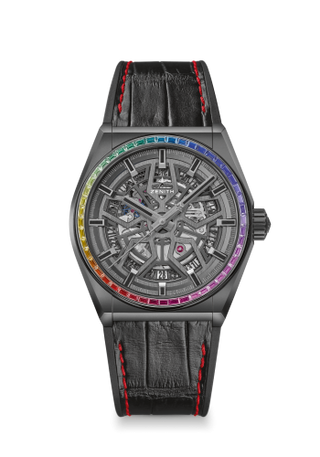 Zenith - 33.9002.670/96.R587  Defy Classic 41mm Black Ceramic / Rainbow / Greater China