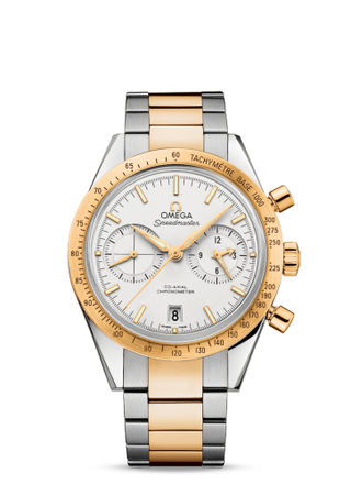 Omega - 331.20.42.51.02.001  Speedmaster 57 Co-Axial Stainless Steel / Yellow Gold / Silver / Bracelet