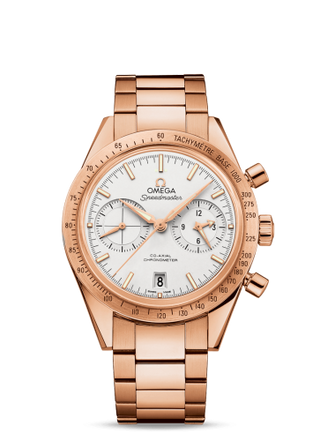 Omega - 331.50.42.51.02.002  Speedmaster 57 Co-Axial Red Gold / Silver / Bracelet