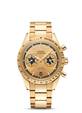 Omega - 331.50.42.51.08.001  Speedmaster 57 Co-Axial Yellow Gold / Rory McIlroy / Bracelet