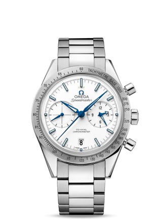 Omega - 331.90.42.51.04.001  Speedmaster 57 Co-Axial Titanium / White / Bracelet