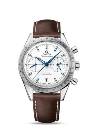 Omega - 331.92.42.51.04.001  Speedmaster 57 Co-Axial Titanium / White