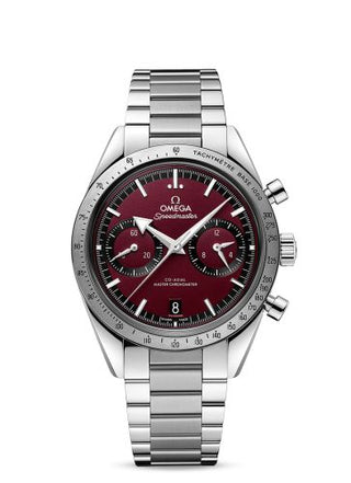 Omega - 332.10.41.51.11.001  Speedmaster 57 Master Chronometer 40.5 Stainless Steel / Red / Bracelet