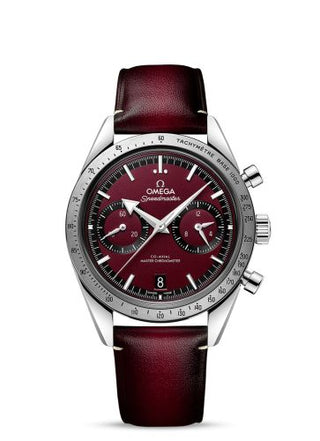 Omega - 332.12.41.51.11.001  Speedmaster 57 Master Chronometer 40.5 Stainless Steel / Red / Bracelet