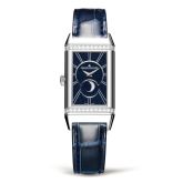 Jaeger-LeCoultre - 3358420  Reverso One Duetto Moon Stainless Steel / Silver / Alligator