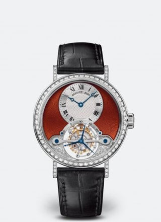 Breguet - 3358BB/2P/986/DD0D  Tourbillon 3358 White Gold - Diamond / Silver - Red