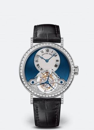 Breguet - 3358BB/2Y/986/DD0D  Tourbillon 3358 White Gold - Diamond / Silver - Blue