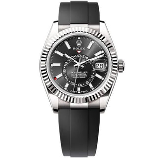 Rolex - 336239-0002  Sky-Dweller White Gold / Black / OysterFlex