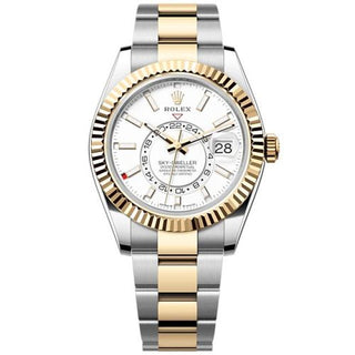 Rolex - 336933-0005  Sky-Dweller Stainless Steel - Yellow Gold / White / Oyster