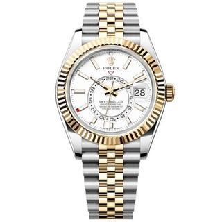 Rolex - 336933-0006  Sky-Dweller Stainless Steel - Yellow Gold / White / Jubilee