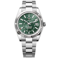 Rolex Sky-Dweller Stainless Steel - White Gold / Blue / Jubilee (336934-0001)