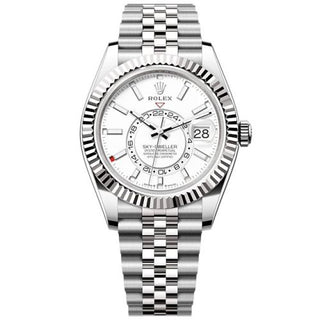 Rolex - 336934-0004  Sky-Dweller Stainless Steel - White Gold / White / Jubilee