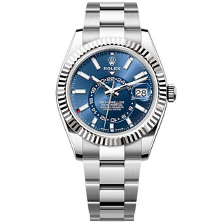 Rolex - 336934-0005  Sky-Dweller Stainless Steel - White Gold / Blue / Oyster