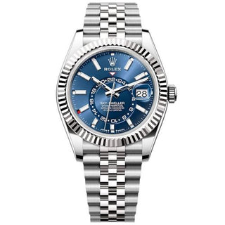 Rolex - 336934-0006  Sky-Dweller Stainless Steel - White Gold / Blue / Jubilee