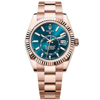 Rolex - 336935-0001  Sky-Dweller Everose / Blue / Oyster